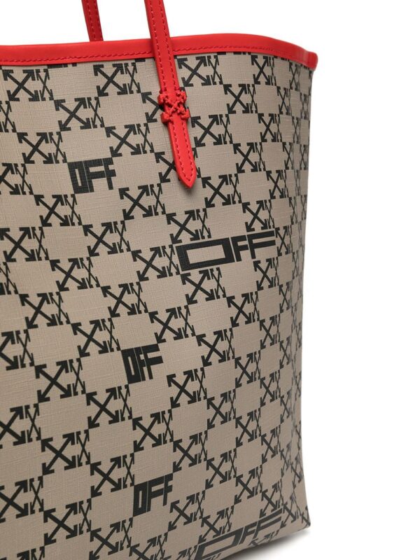 17774843_37846537_1000.jpg Off-white Arrows-logo print tote bag