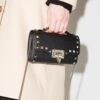 Valentino Garavani  Rockstud flip-lock fastening clutch Bag