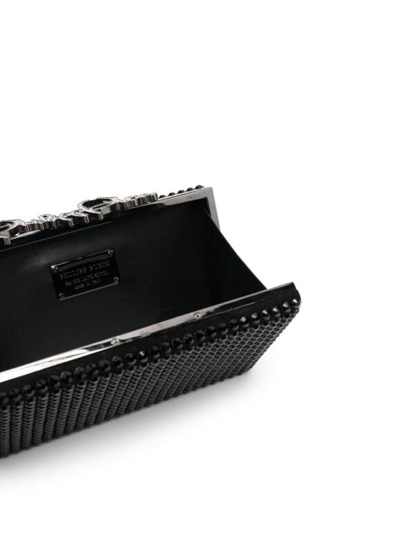 17795952_39910499_1000.jpg Philipp Plein crystal-studded snap clutch bag