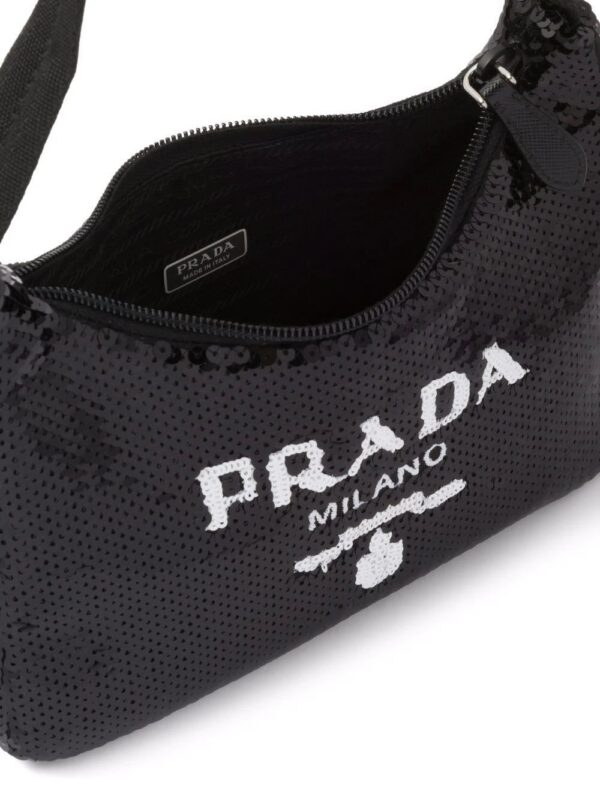 Prada  Re-Edition 2000 sequined Re-Nylon bag