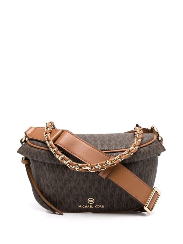 17830586_38123022_1000_ccbd8220-9d50-473d-9b87-4533e7f8c182.jpg Michael Michael Kors logo-plaque shoulder bag