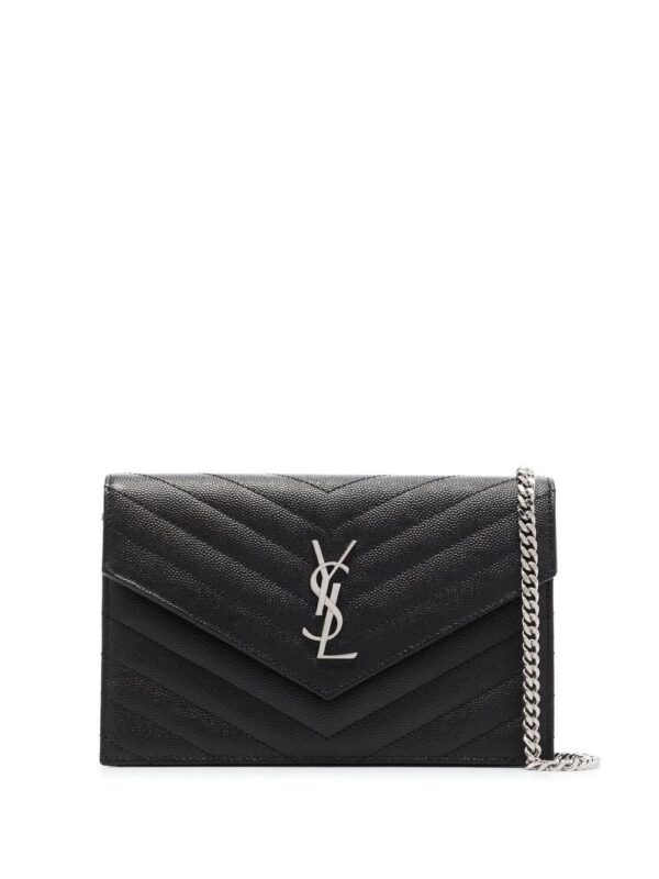 17891727_39747606_1000.jpg Saint Laurent quilted logo-plaque shoulder bag