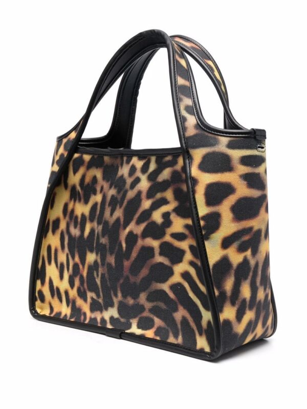 17964974_37987927_1000-1.jpg Stella McCartney leopard-print studded logo tote bag