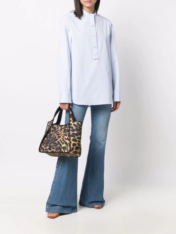 17964974_37990045_1000.jpg Stella McCartney leopard-print studded logo tote bag