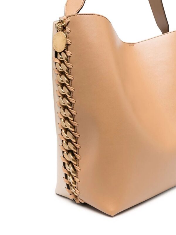 17966258_37991191_1000.jpg Stella McCartney large chain-link trim tote bag