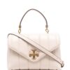 Tory Burch  logo-plaque quilted leather satchel bag
