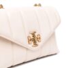 Tory Burch  logo-plaque quilted leather satchel bag