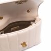 Tory Burch  logo-plaque quilted leather satchel bag