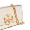 Tory Burch Eleanor metallic clutch