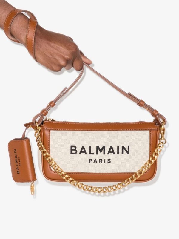 17982729_40024432_1000.jpg Balmain B-Army logo-print shoulder bag