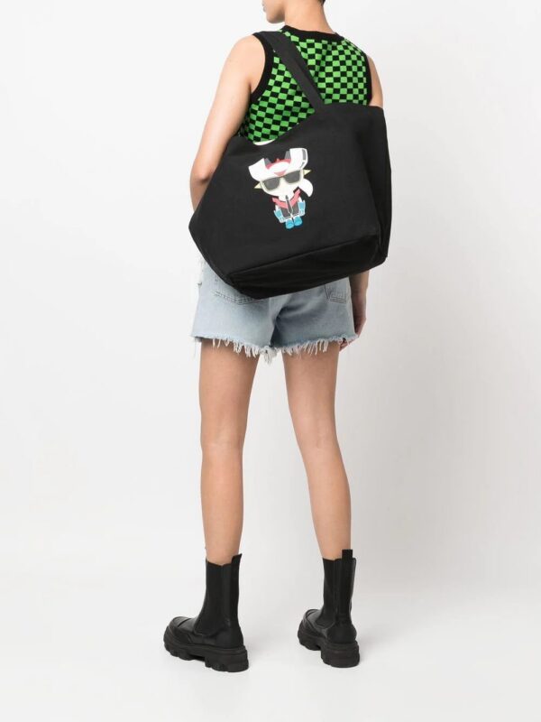 18023895_39766793_1000.jpg Karl Lagerfeld K/Heroes graphic-print tote bag