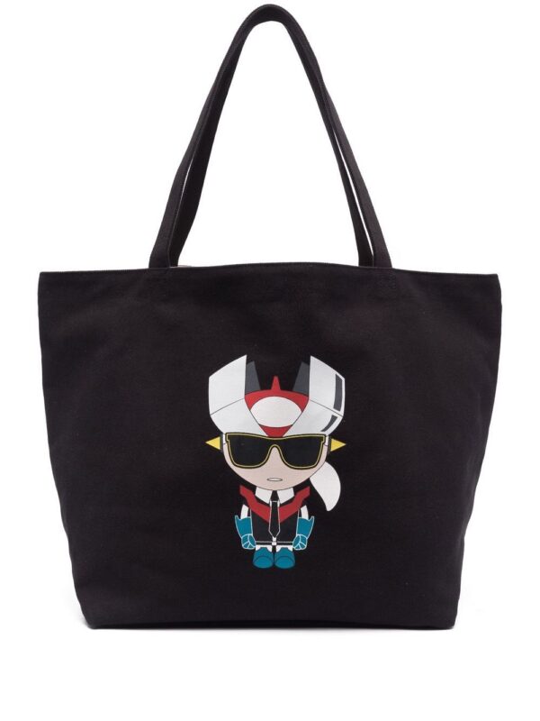 18023895_39768447_1000.jpg Karl Lagerfeld K/Heroes graphic-print tote bag