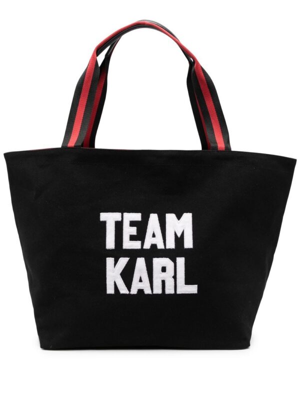 18024868_40230230_1000.jpg Karl Lagerfeld x Alled-Martinez logo-print tote bag