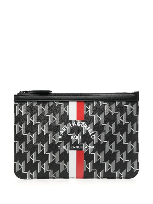 18024874_40078222_1000.jpg Karl Lagerfeld small monogram-print clutch