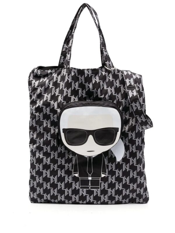 18024882_39475736_1000.jpg Karl Lagerfeld K/Ikonik Karl Pocket tote bag