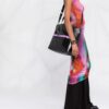 18024925_39669755_1000.jpg Karl Lagerfeld K/Futuristic logo-print coated tote bag