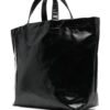 18024925_39733143_1000.jpg Karl Lagerfeld K/Futuristic logo-print coated tote bag