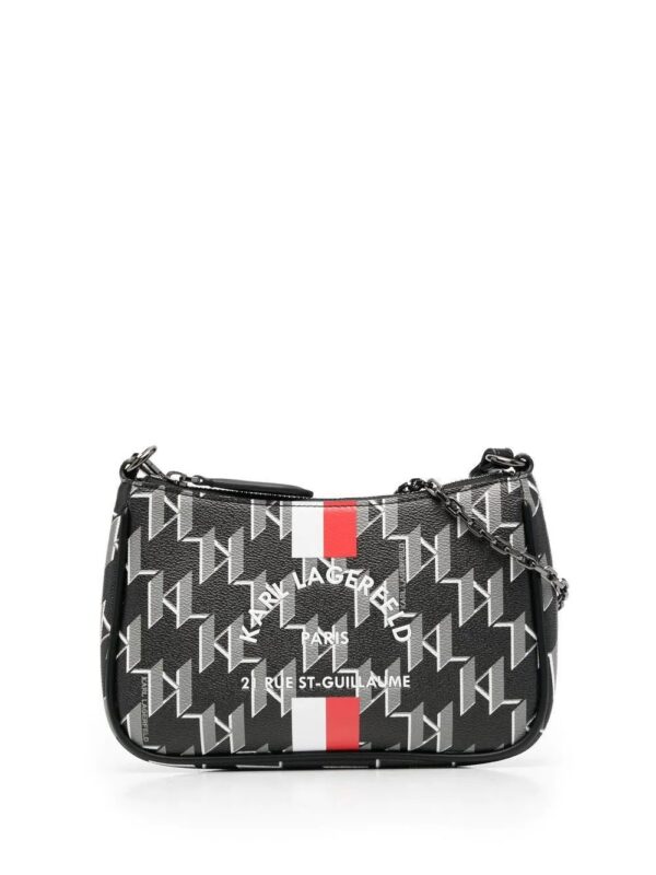18025275_39700271_1000.jpg Karl Lagerfeld monogram-print shoulder bag