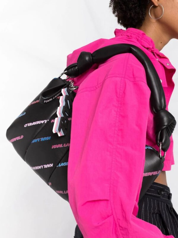 18025287_39746817_1000.jpg Karl Lagerfeld K/Knotted padded shoulder bag