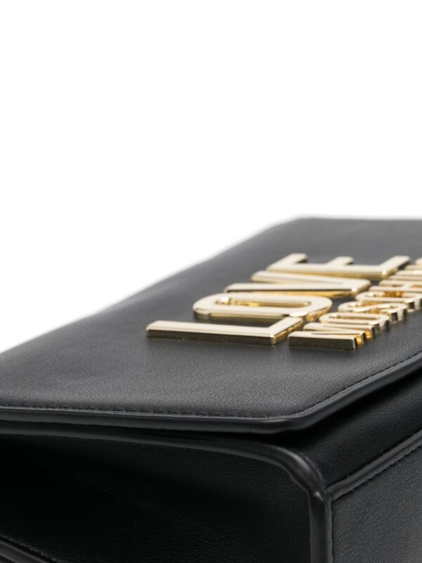 18070793_39806294_1000.jpg Love Moschino logo-lettering faux-leather clutch bag