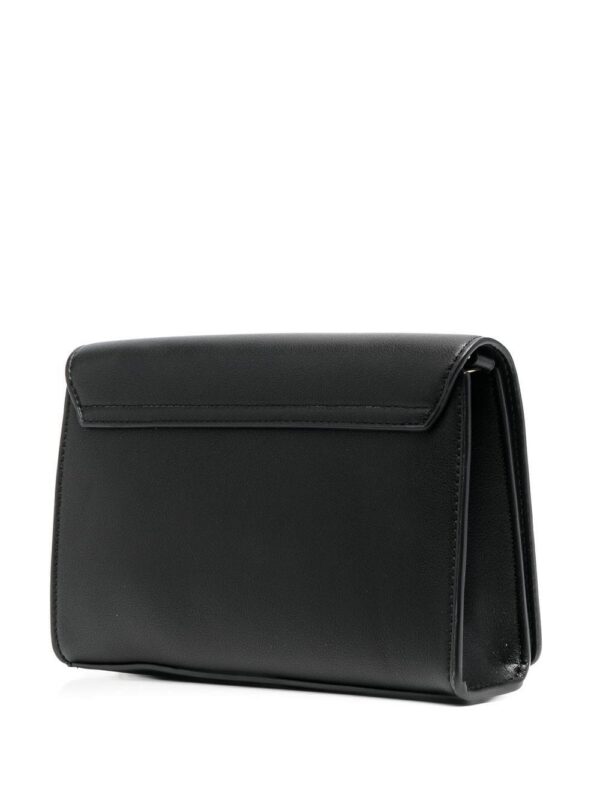 18070793_39807641_1000.jpg Love Moschino logo-lettering faux-leather clutch bag