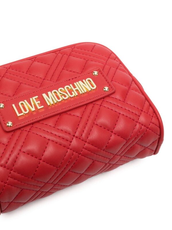 18070799_40301762_1000.jpg Love Moschino logo-lettering quilted crossbody bag
