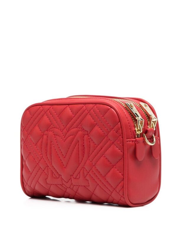 18070799_40303080_1000.jpg Love Moschino logo-lettering quilted crossbody bag