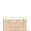 18071975_40906055_1000.jpg Love Moschino quilted-finish crossbody bag
