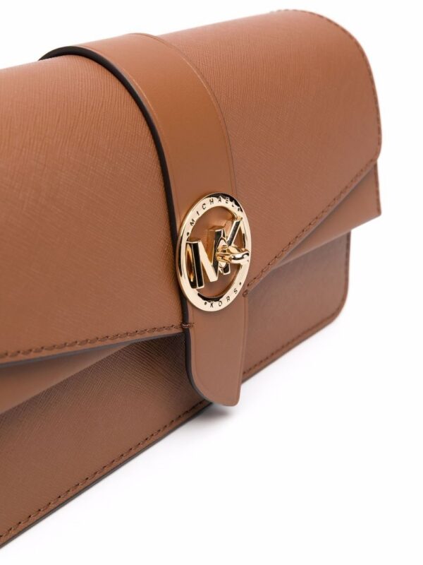 18087575_38309988_1000_98bd0766-b44c-4342-87d9-c605c1238844.jpg Michael Michael Kors logo-plaque leather shoulder bag