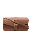 18087575_38310527_1000.jpg Michael Michael Kors logo-plaque leather shoulder bag