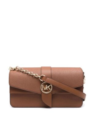 Michael Michael Kors  logo-plaque leather shoulder bag