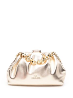 Michael Kors large Nola slouchy leather clutch bag