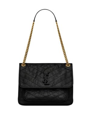 18192114_40599882_1000.jpg Saint Laurent Niki logo-lettering shoulder bag