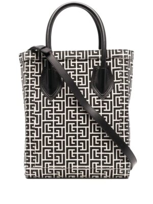 18222894_39747548_1000.jpg Balmain monogram-pattern tote bag