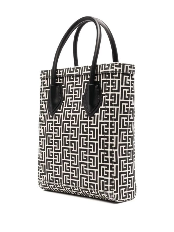 18222894_39747558_1000.jpg Balmain monogram-pattern tote bag