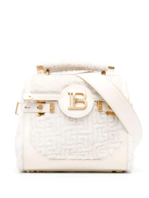 18222923_39749035_1000.jpg Balmain B-Buzz 23 panelled tote bag