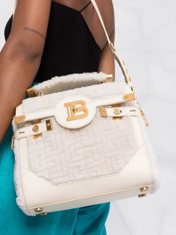 18222923_39749042_1000-1.jpg Balmain B-Buzz 23 panelled tote bag