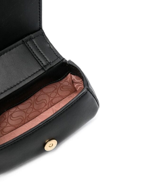 Stella McCartney S logo plaque curved belt bag