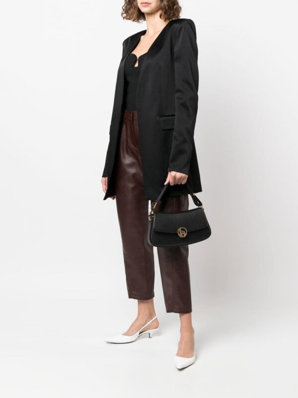 Stella McCartney logo clasp flap shoulder bag