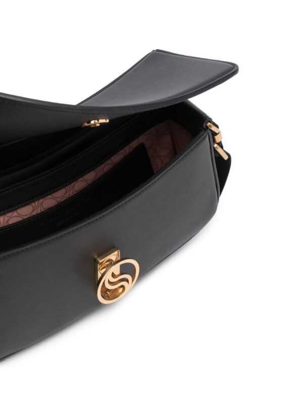 Stella McCartney logo clasp flap shoulder bag