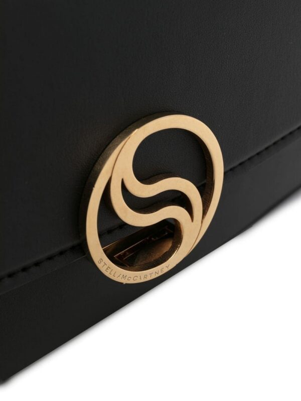 Stella McCartney logo clasp flap shoulder bag