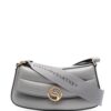 Stella McCartney  S logo-plaque curved shoulder bag
