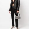 Stella McCartney  S logo-plaque curved shoulder bag