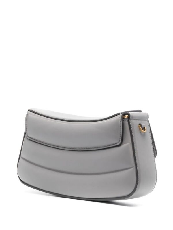 Stella McCartney  S logo-plaque curved shoulder bag