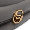 Stella McCartney  S logo-plaque curved shoulder bag