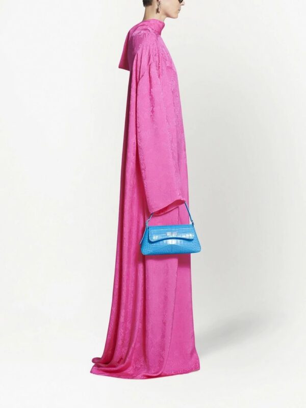 Balenciaga XX small Flap croc-effect shoulder bag