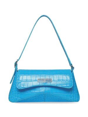 18266559_41360274_1000.jpg Balenciaga XX small Flap croc-effect shoulder bag