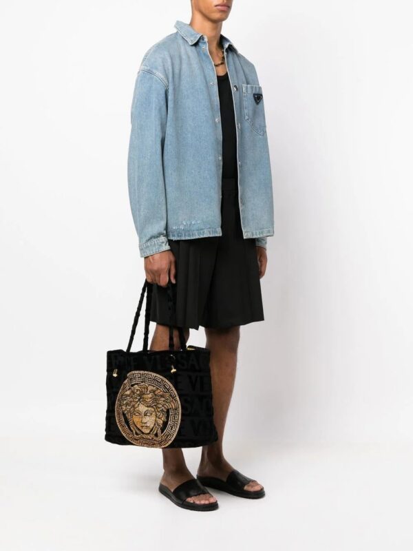 Versace Medusa-embellished tote bag