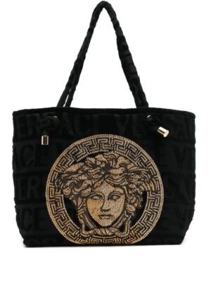 18307240_40661865_1000.jpg Versace Medusa-embellished tote bag