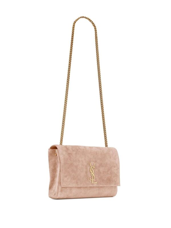 Saint Laurent  Kate monogram-plaque shoulder bag